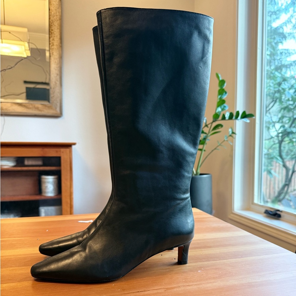 Madewell The Dimes Kitten Heel Knee Boot